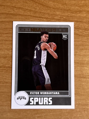 💥2023-24 Panini NBA Hoops Victor Wembanyama #298 San Antonio Spurs Rookie RC