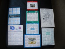 Vtg Mixed Lot Railroad Calendar L&N, WABASH, B&O, ILLINOIS, CHICAGO NORTH SHORE