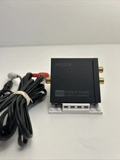 PROZOR 192K Digital to Analog Audio Converter DAC SPDIF Optical Coax RCA 3.5mm