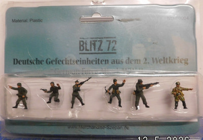 1/72 Blitz 72 NO.00004 Deutsche Gefechtseinheiten aus dem 2. Weltkrieg NEUWERTIG