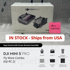 🔥 DJI Mini 5 Pro Fly More Combo (RC 2) 🔥 FREE 2 DAY ✈️ FROM USA 🇺🇸 TODAY