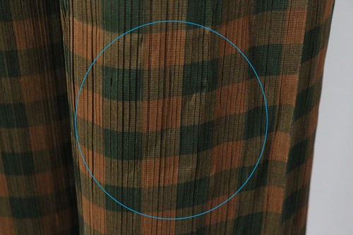 PLEATS PLEASE Brown Plaid Pants ISSEY MIYAKE 208 9501 - Picture 6 of 6