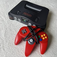 Nintendo 64 N64 Console with Red Controller - Tested Working - Retro Gaming