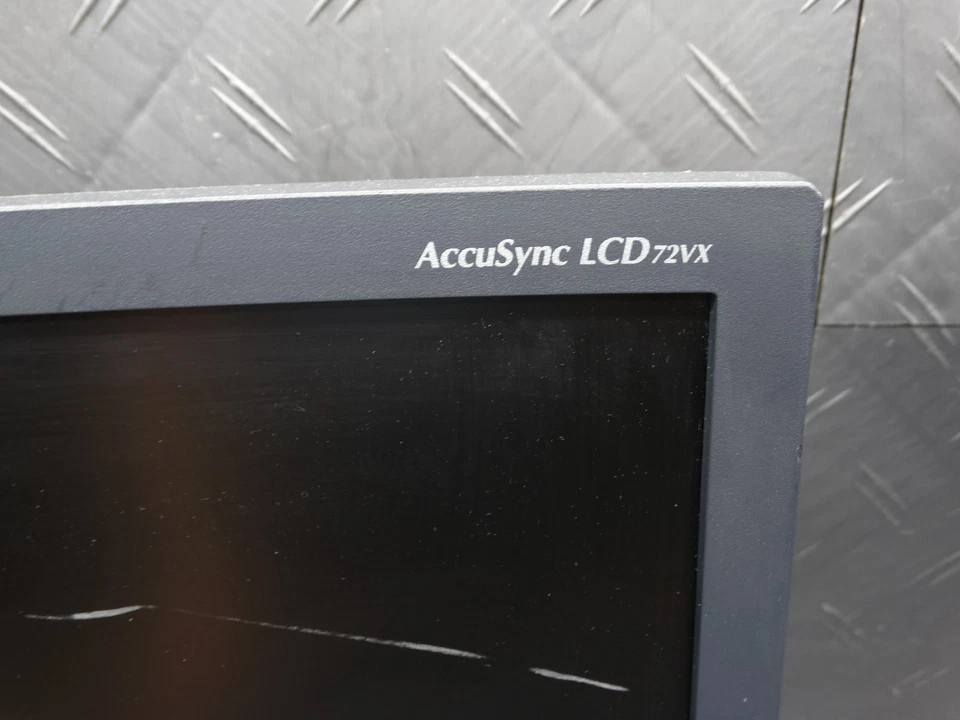NEC AccuSync LCD72VX 17in Flat Panel LCD Monitor VGA/DVI Scratches Present - Image 4 of 4