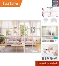 20 Pcs Self-Adhesive 8''x8'' Unbreakable Mirror Sheets for Safe DIY Crafts