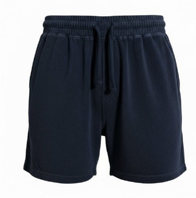 Hero Seven Bermuda Shorts Frottee Herren Navy Blau Bob Short Navy