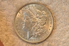 1890  AU/BU UNC  MORGAN DOLLAR.