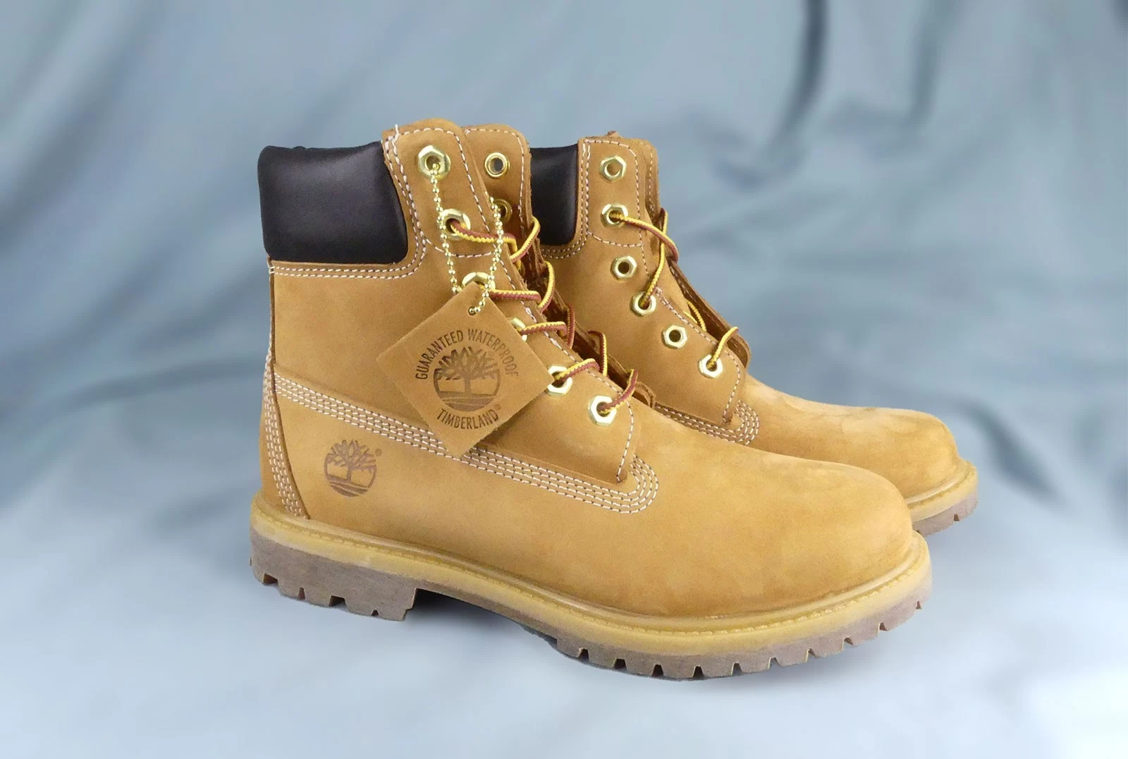 Timberland NUOVI stivali impermeabili da donna 6 pollici premium in nabuk di grano taglia 7M