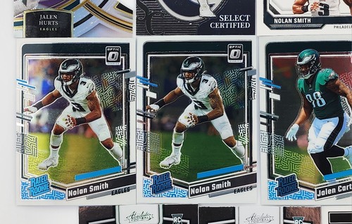 2023 Philadelphia Eagles RC/ Vet Lot(20) Jalen Carter, Nolan Smith(11 RC), Hurts - Picture 5 of 15