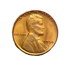1954-S Lincoln Wheat Cent - Very Nice Ch/Gem BU Red Collector Coin-c7167xsc1