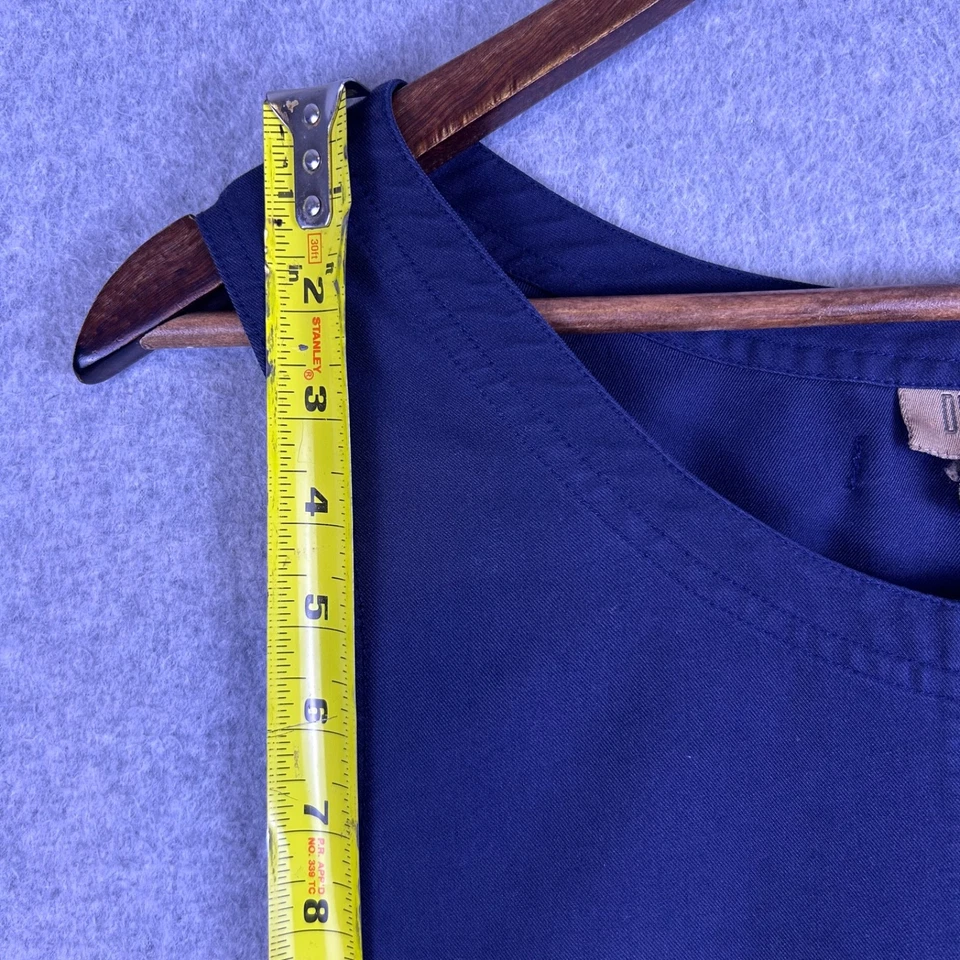 Vintage Directives Women's M Navy Maxi Lagenlook Jumper Pockets Sleeveless 90's - Image 2 of 4