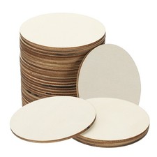 30Pcs, Wood Circles for Crafts 3 Inch Blank Unfinished Wood Crafts