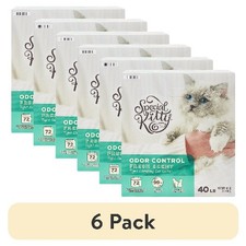 (6 pack) Special Kitty Scoopable Tight Clumping Cat Litter, Fresh Scent, 40 lb 0.39 per pound