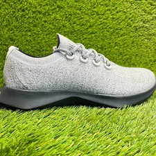Allbirds Wool Dasher 2 Mizzles Mens Size 12 Gray Black Running Shoes Sneakers