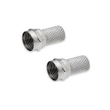 SAT F-Stecker 7 mm  (2 -100 St&uuml;ck) Koaxial-Stecker f&uuml;r SAT- und TV-Kabel Buchse