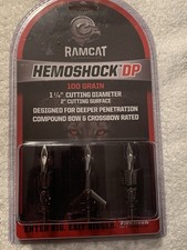 RAMCAT Hemoshock DP 100 Grain Mechanical Broadhead 1 1/4"