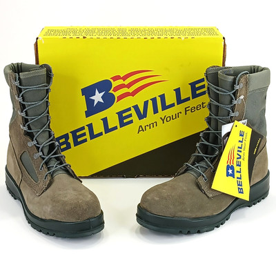 Belleville USAF Hot Weather Safety Boots 600 ST Men's 10 R Sage Green w/TAG &BOX