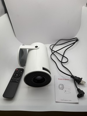 Smart Home Theater Projector Bundle w/ Remote Control HDMI USB Power Cord