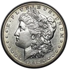 1896-S Morgan Silver Dollar Coin, Choice AU Tough Better Date++