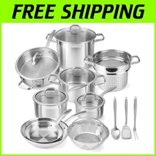 Induction Cookware Set, Impact-bonded Tech