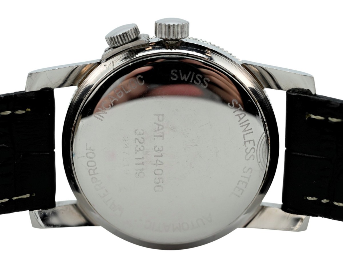 Glycine 36mm Airman Special Automatic Stainless Steel GMT Watch 