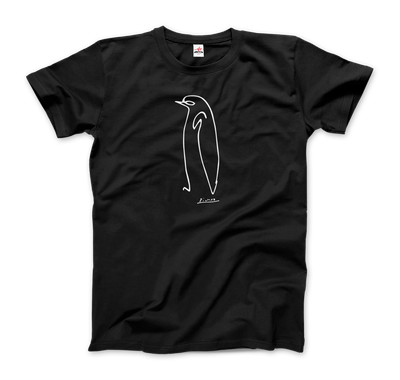 Pablo Picasso Penguin Line Artwork T-Shirt