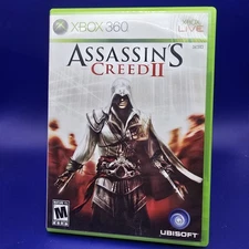 Assassin's Creed II (Microsoft Xbox 360, 2009) Complete w/ Manual