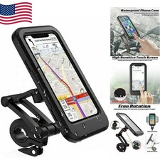 New Motorcycle Bike Handlebar Phone Mount Holder Waterproof Case for Phone 2025