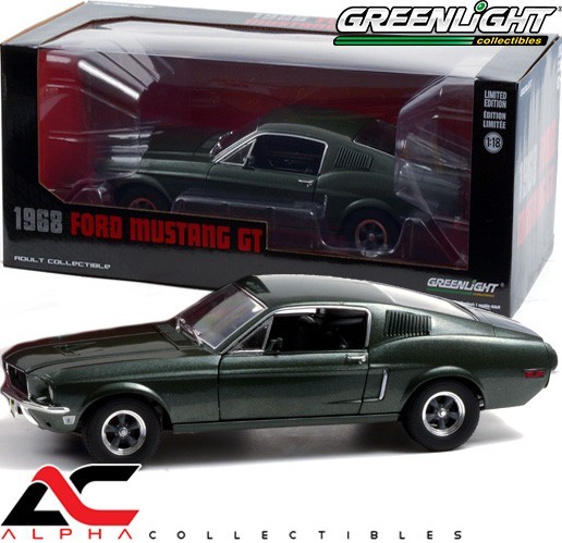 GREENLIGHT 13615 1:18 1968 FORD MUSTANG GT FASTBACK (HIGHLAND