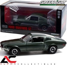 GREENLIGHT 13615 1:18 1968 FORD MUSTANG GT FASTBACK  (HIGHLAND GREEN)