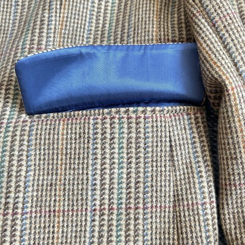 Reid & Taylor Scotland Wool Tweed Blazer Size 42R Houndstooth Sport Coat Jacket - Picture 13 of 24