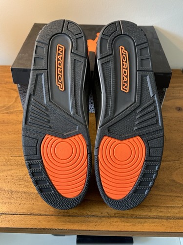 Brand New 2023 Nike Air Jordan Retro 3 Fear Size 15 Orange Black Grey CT8532-080 - Picture 3 of 6