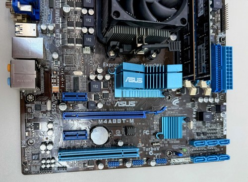 ASUS M4A88T-M Motherboard AMD Athlon II X4 840 3.2GHz 8GB RAM *TESTED* HDMI AM3 - Picture 4 of 8