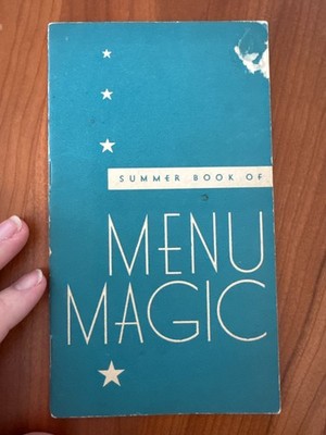 FREE SHIP! 1932 Summer Book of Menu Magic Recipe Book Nabisco Uneeda Bakers