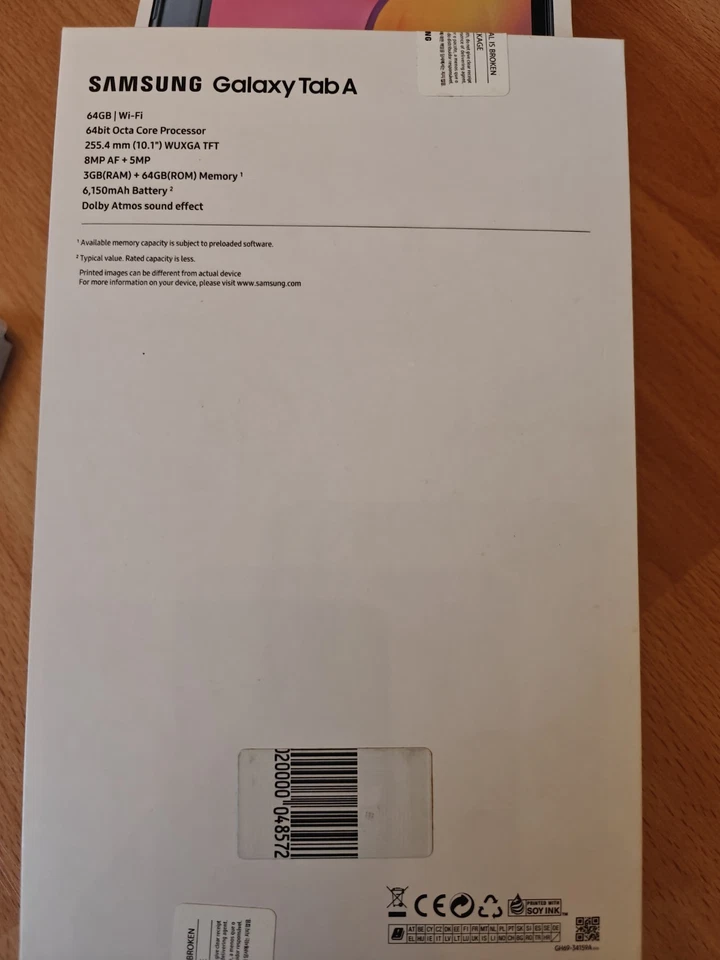 Samsung Galaxy Tab A (2019) 64GB, 10.1 Zoll - Schwarz | Top Zustand! - Bild 2 von 4