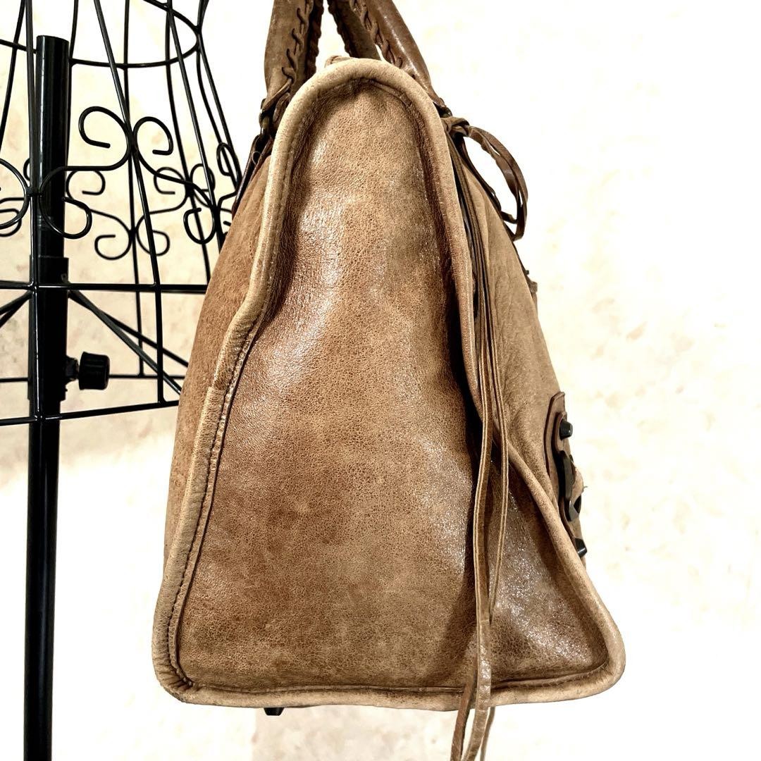 00’s BALENSIAGA THE WORK レザーバッグ ハンドバッグ 00s BALENCIAGA The Work Leather Handbag Vintage Large Tote