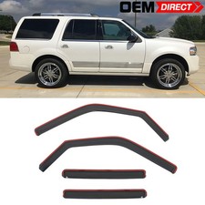 For 97-17 Ford Expedition Lincoln Navigator In-channel Window Visors Rain Shade For 97-17 Ford Expedition Lincoln Navigator In-channel Window Visors Rain Shade