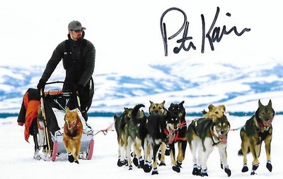 Peter Kaiser autograph 4x6 photo Legend Iditarod Sledding Sports Rare COA LOOK!