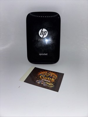 HP Sprocket X7N07A 3x4'' Instant Photo Printer Wireless, Portable, ZINK, WORKS