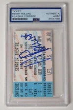 Henry Rollins BLACK FLAG Signed Autograph Auto 1999 Ticket Stub Slab PSA JSA