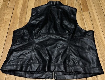 Neu Look Size 2X Polyurethane Polyester Sleeveless Vest Full Zip Pockets China 