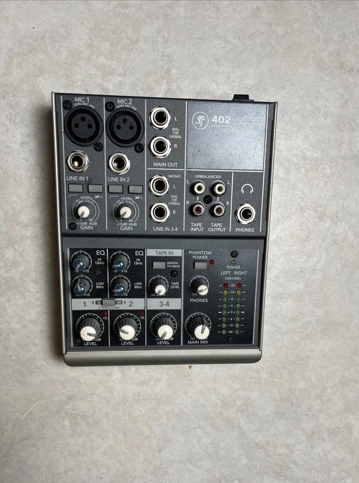 MACKIE402-VLZ3 Premium Mic / Line Mixer 4-Channel Power (No Plug Cord)part Only - Image 4 of 4