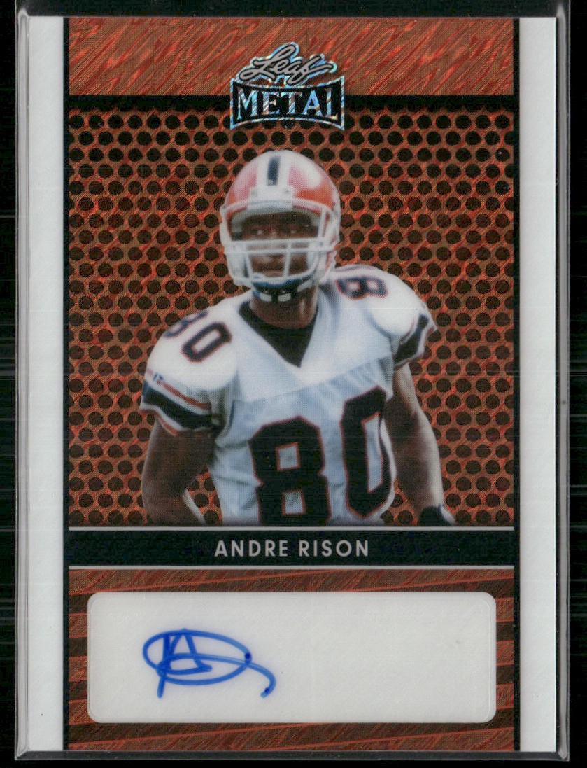 Andre Rison 2024 Leaf Metal Auto 9/10
