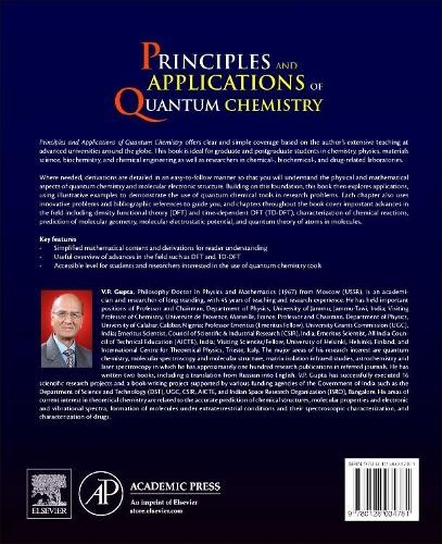 Principles and Applications of Quantum Chemistry - 9780128034781