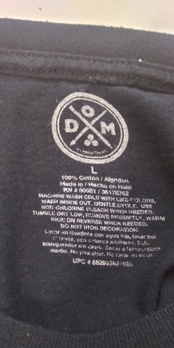 Wolf Night Black Graphic T-Shirt Herren Gr. L von DOM - Bild 4 von 6