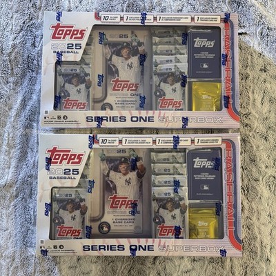  2025 Topps Series 1 Baseball Factory Sealed Super Box (Lot Of 2) 