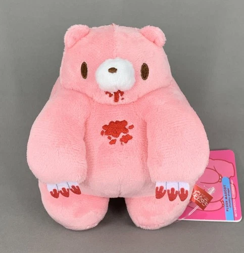 Chax Gloomy Bear Chubby Shape Fluffy Plush Mascot 5"  tag Mori Chack Japan New