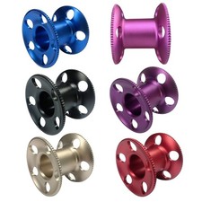 Diving Spool Reel Aluminium Alloy Diving Reel Compact Finger Spool Reel Plastic