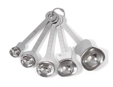 Kikkerland Guitar Shaped Stainless Steel measuring spoons Set NEW IN PACKAGE