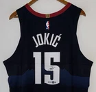 Nikola Jokic Signed Denver Nuggets Nike ADV NBA Authentic City Jersey USASM BAS